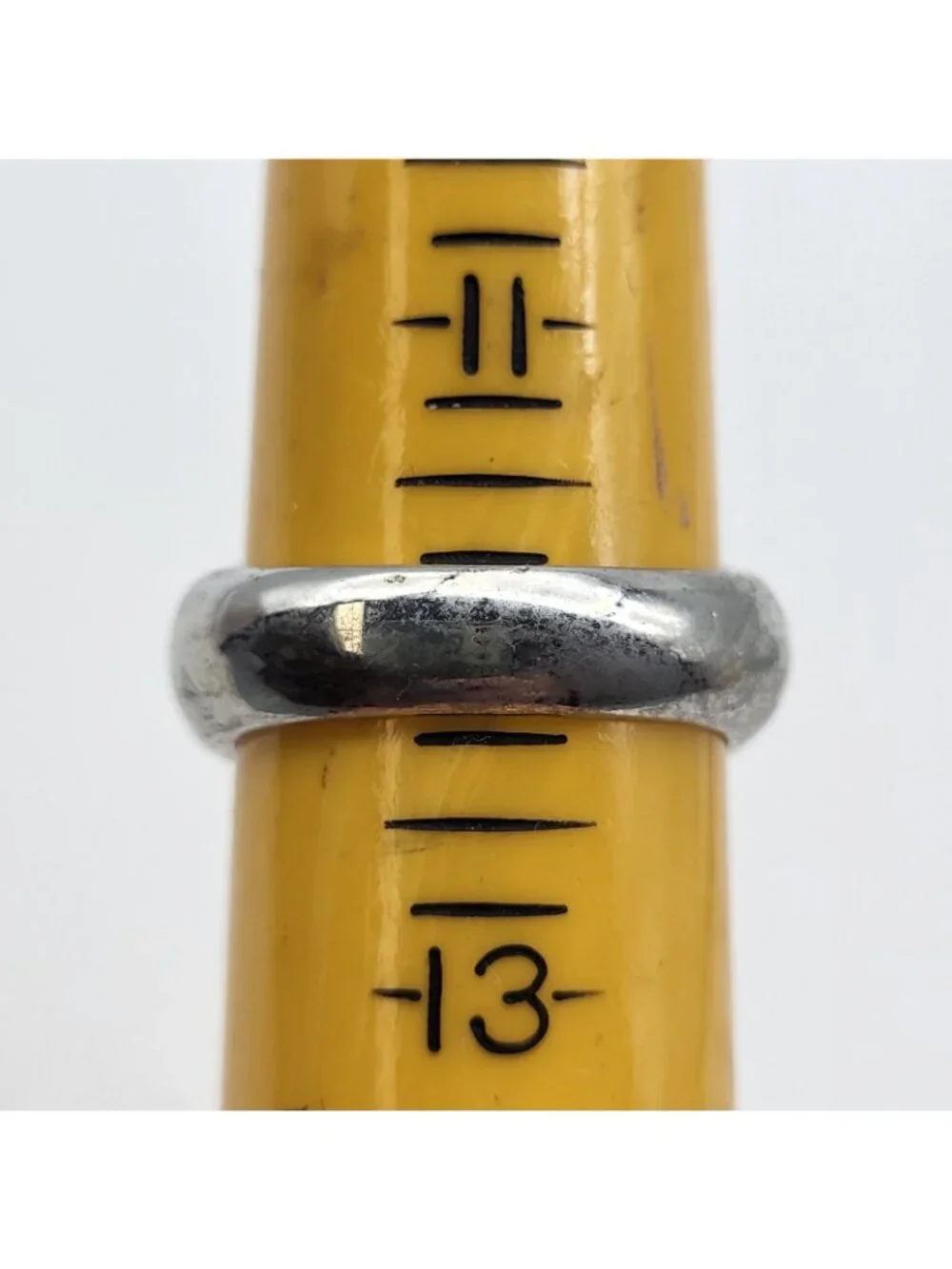 Nosce Te Ipsum Know Thyself Ring Stainless Steel Enamel sz 12 Signet